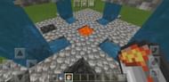 This design uses flowing water to create cobblestone on multiple sides of lava (Image via STRATEGO_999/Reddit)